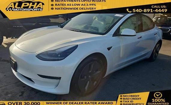 TESLA MODEL 3 2022 5YJ3E1EB5NF170636 image